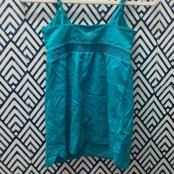 Lululemon Blue Ruffled Workout Tank - Picture 3 of 5